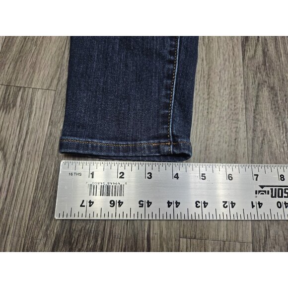 Gap Legging Jeans Womens 6 / 28R Dark Blue Stretch Skinny Denim 5 Pocket Zip Fly - Picture 11 of 11